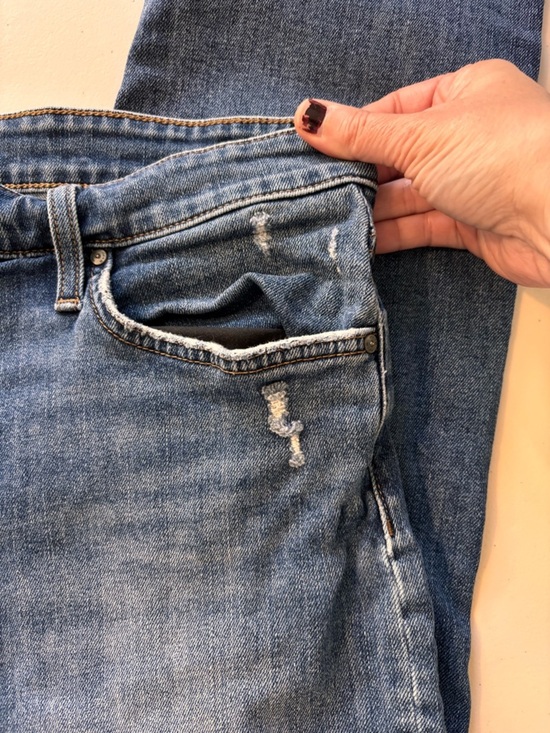 Joes Jeans Straight Leg Distressed Denim Size 32 - Picture 5 of 14